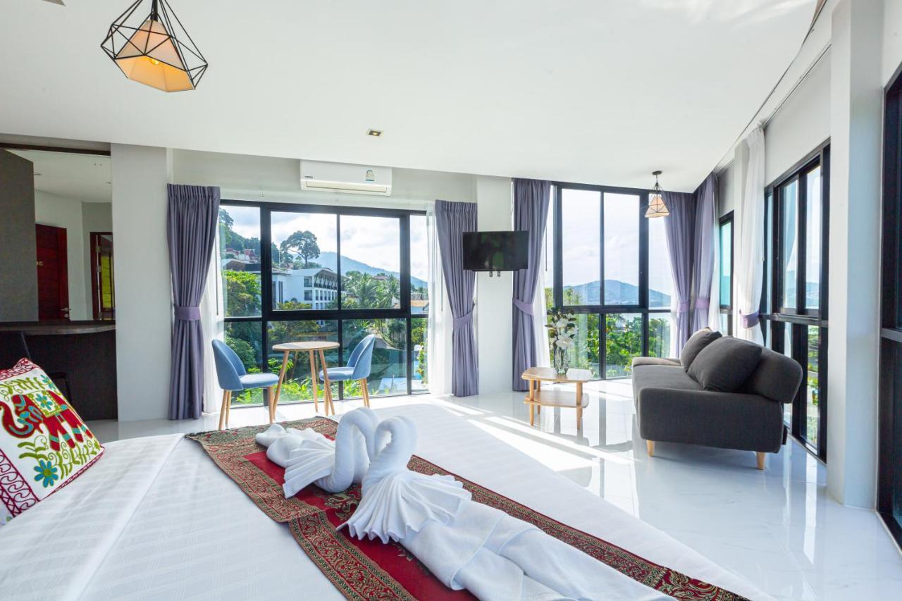 Rossarin Sea View Patong Hotel Exterior photo